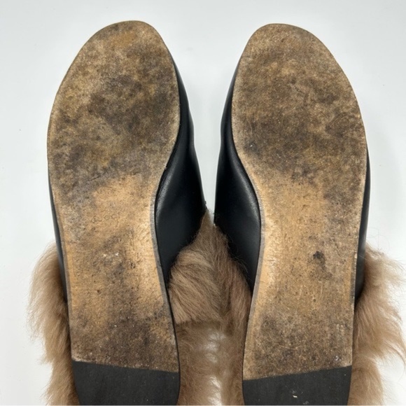 Gucci Princetown Mules with Fur Size - Picture 2 of 9